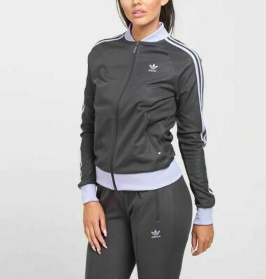 grey adidas tracksuit sst